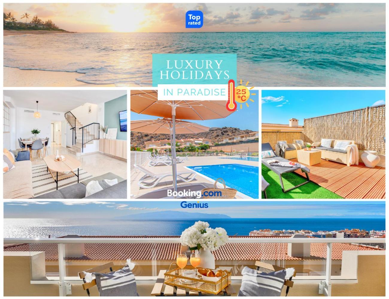 Black Beach Luxury Vacation House Puerto de Santiago  Exteriér fotografie
